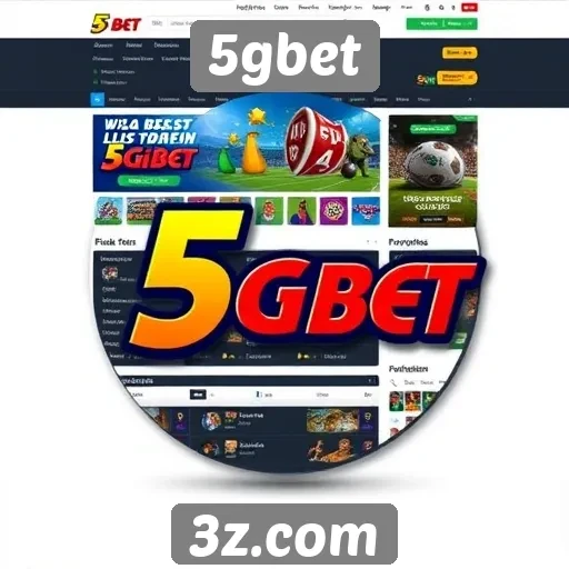Navegabilidade e design do site 5gbet